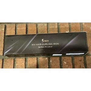 IKV Hair Curling Iron Black Gold 2 Inch Curling Iron 2"